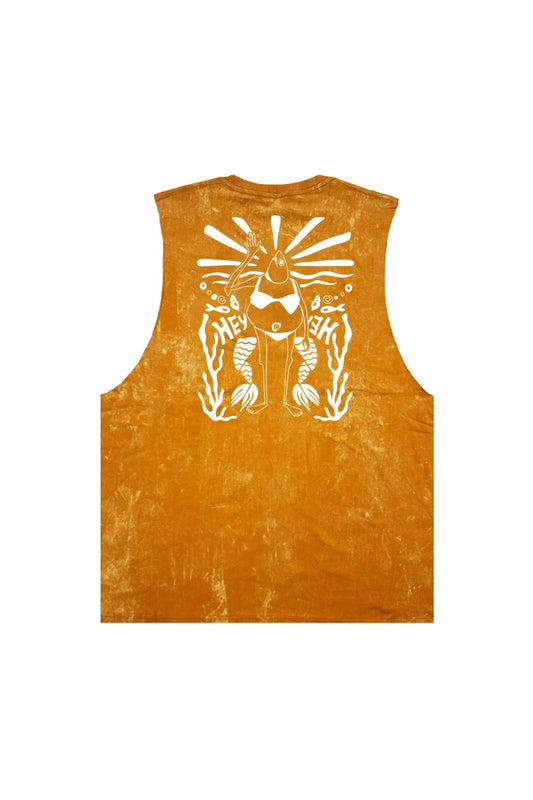 Tank Top Sleeveless Cotton Printed Design