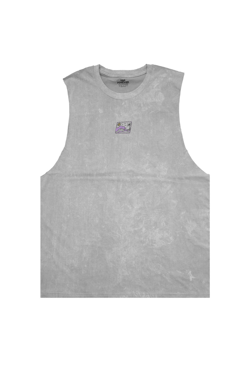 Tank Top Sleeveless Cotton Printed Design
