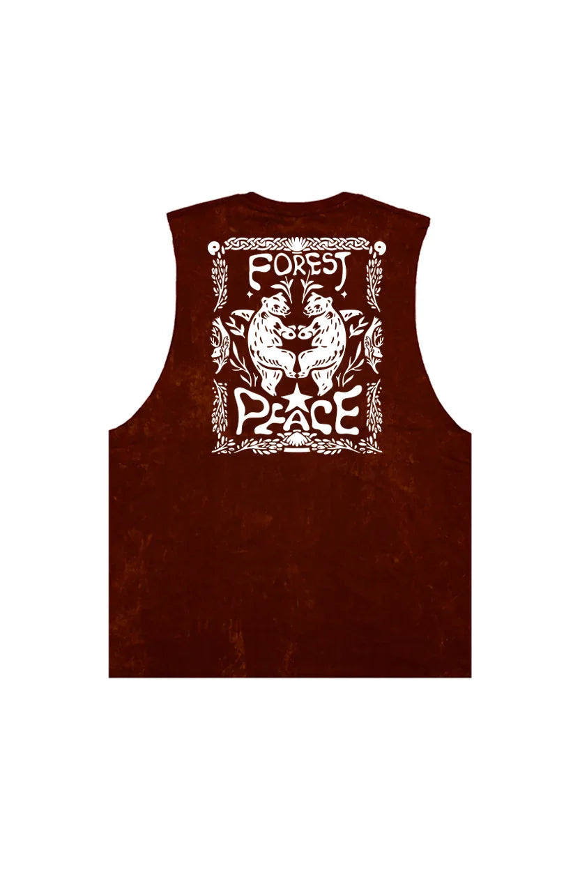  Tank Top Sleeveless Cotton Printed Design
