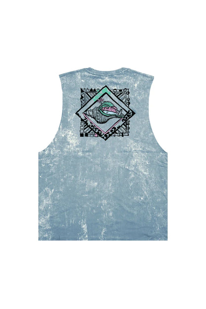  Tank Top Sleeveless Cotton Printed Design