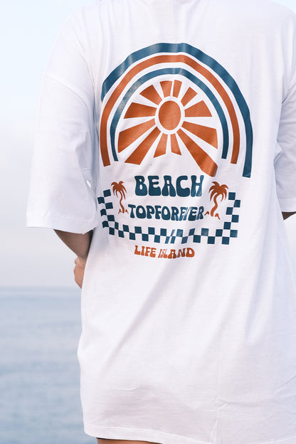 เสื้อยืดธรรมดา ผ้าคอตตอน พร้อมสกรีนลาย