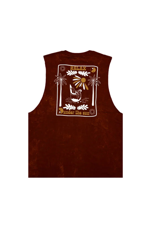  Tank Top Sleeveless Cotton Printed Design