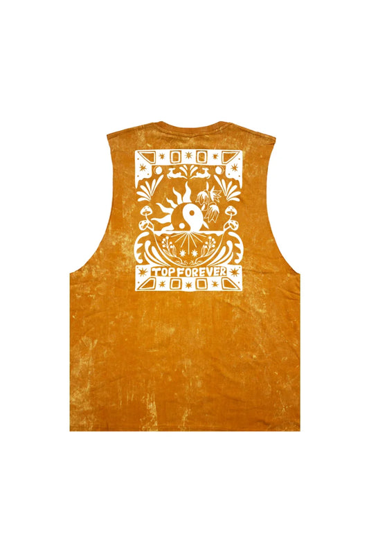  Tank Top Sleeveless Cotton Printed Design