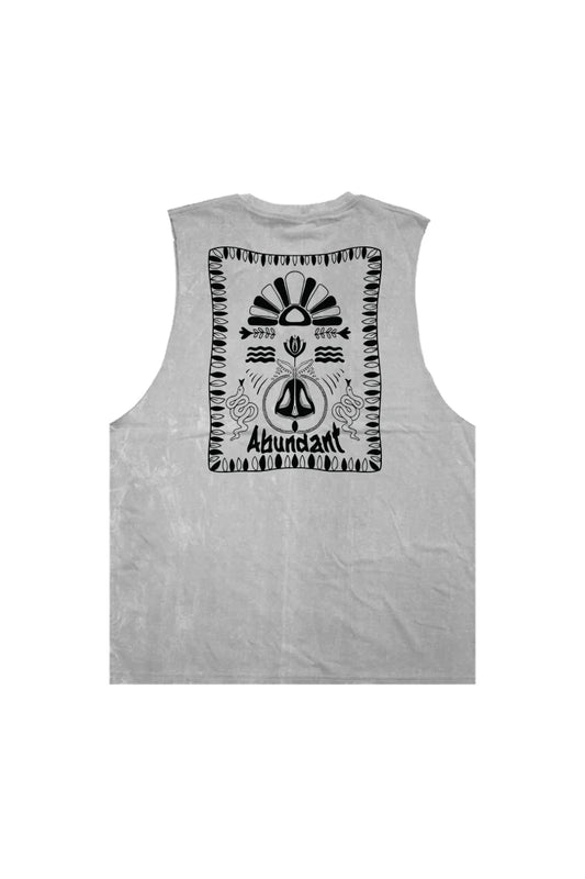 Tank Top Sleeveless Cotton Printed Design