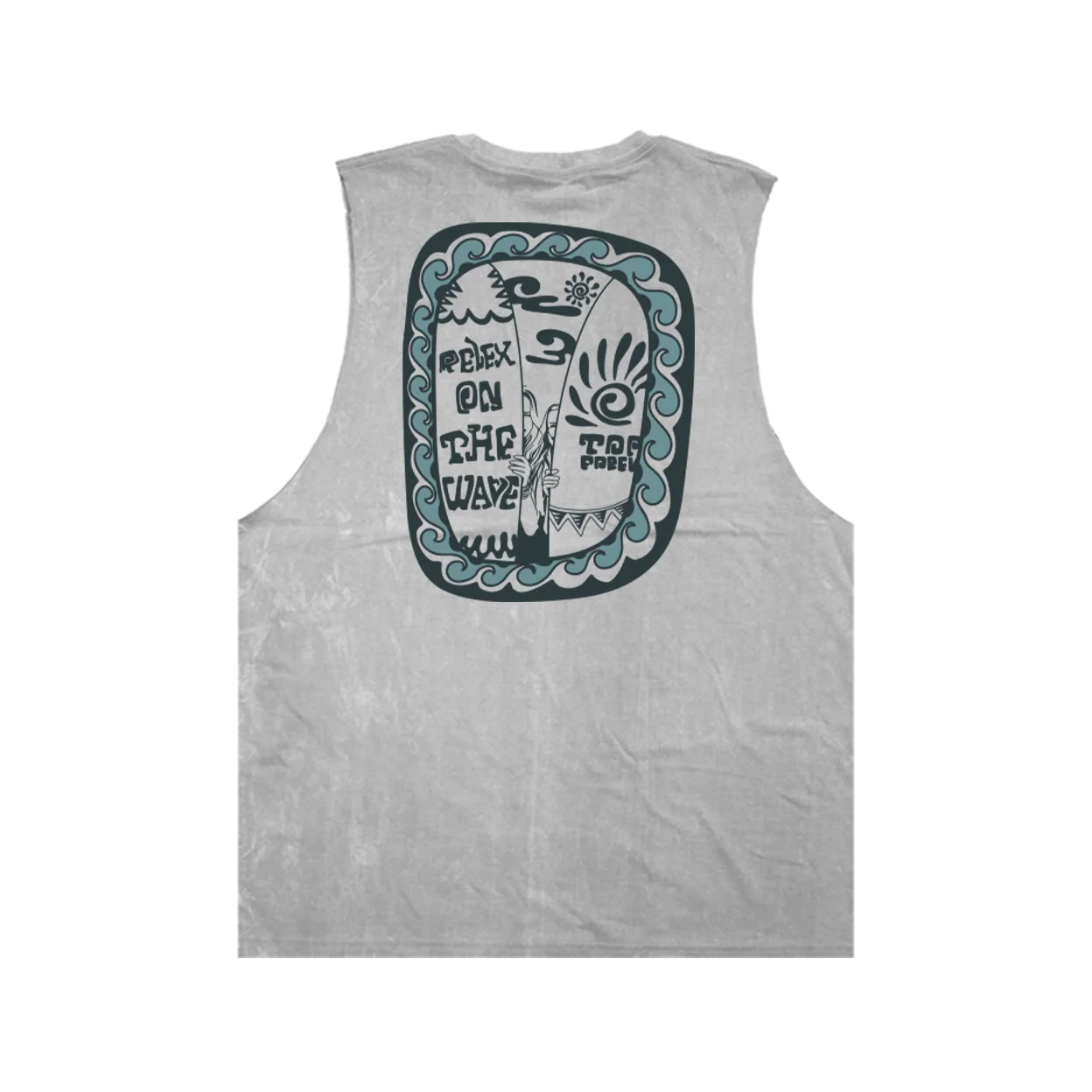  Tank Top Sleeveless Cotton Printed Design
