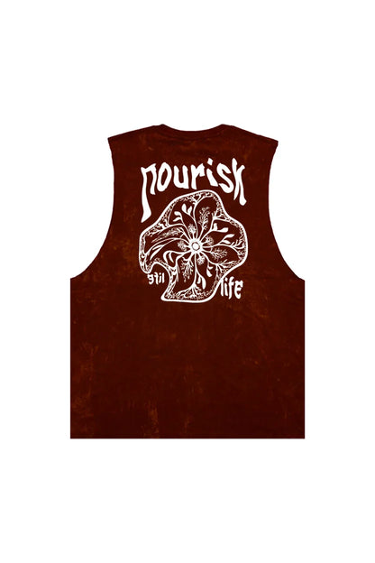 Tank Top Sleeveless Cotton Printed Design