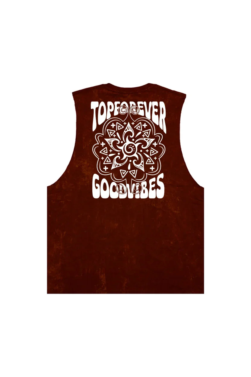  Tank Top Sleeveless Cotton Printed Design