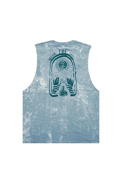 Tank Top Sleeveless Cotton Printed Design