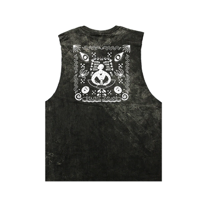  Tank Top Sleeveless Cotton Printed Design