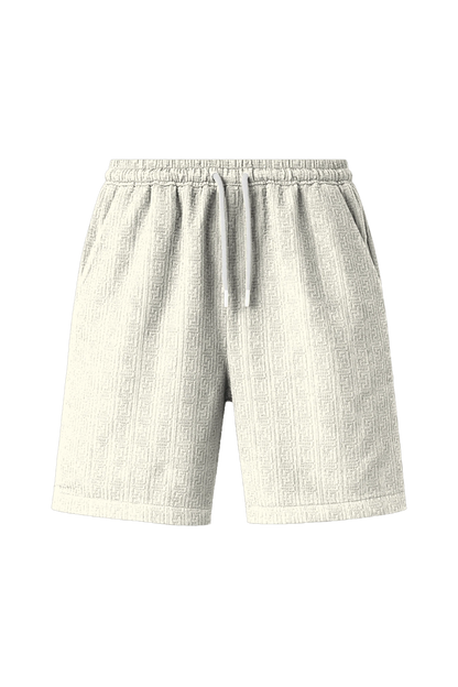 Men's Viscose Maze Print Shorts