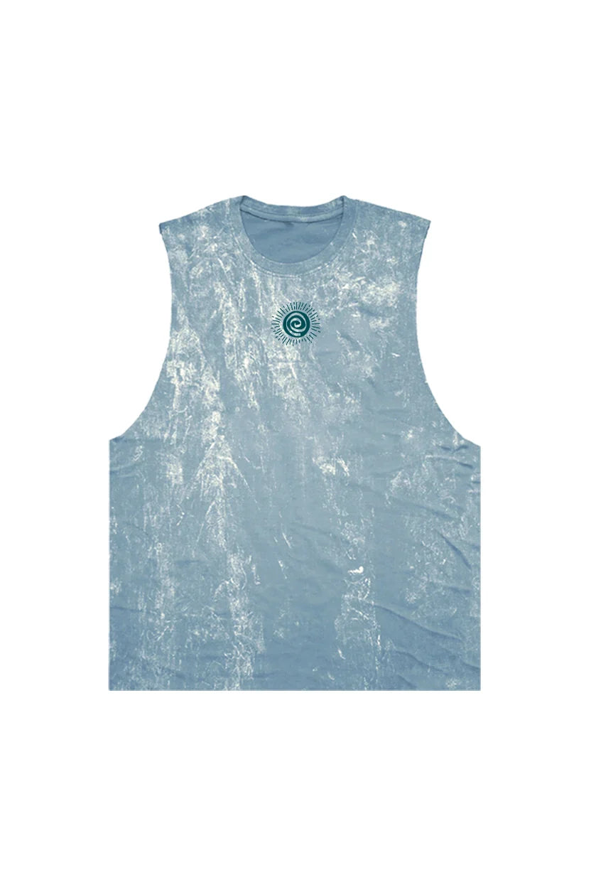 Tank Top Sleeveless Cotton Printed Design