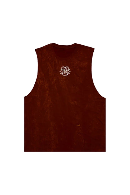  Tank Top Sleeveless Cotton Printed Design