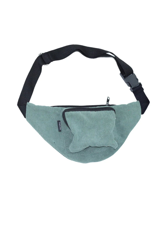 Corduroy chest bag