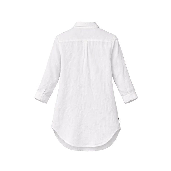 Women's gauze shirt dress