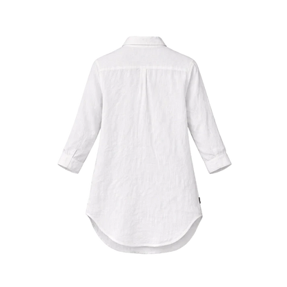 Women's gauze shirt dress