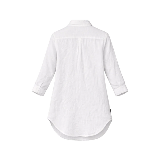 Women's gauze shirt dress