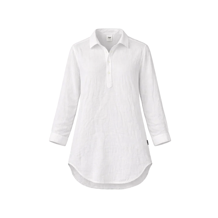 Women's gauze shirt dress