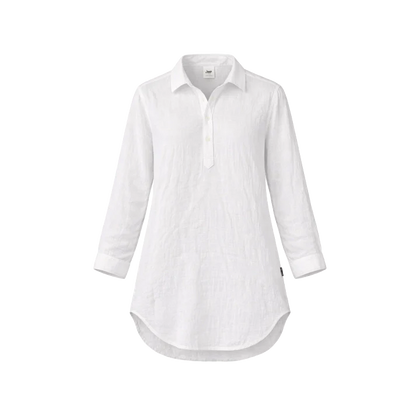 Women's gauze shirt dress