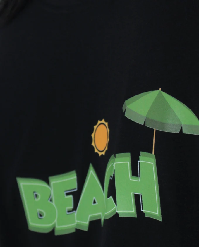 T Shirt Mens Oversize Cotton Surfboard Pattern - Image 3