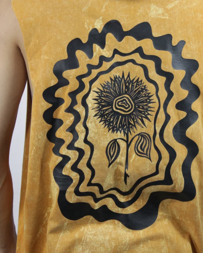 Tank Top Men's Bleached Flowever - Image 4