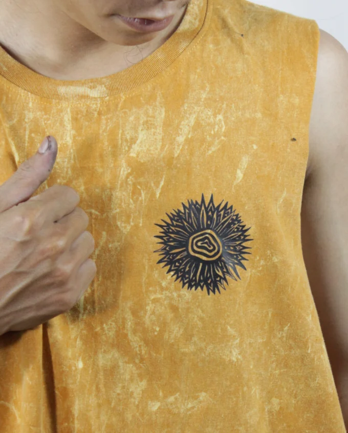 Tank Top Men's Bleached Flowever - Image 3