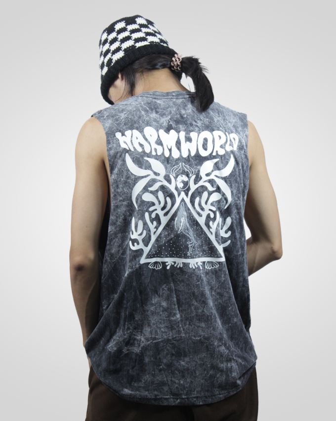 Tank Top Men's Bleached Warm World - Image 2