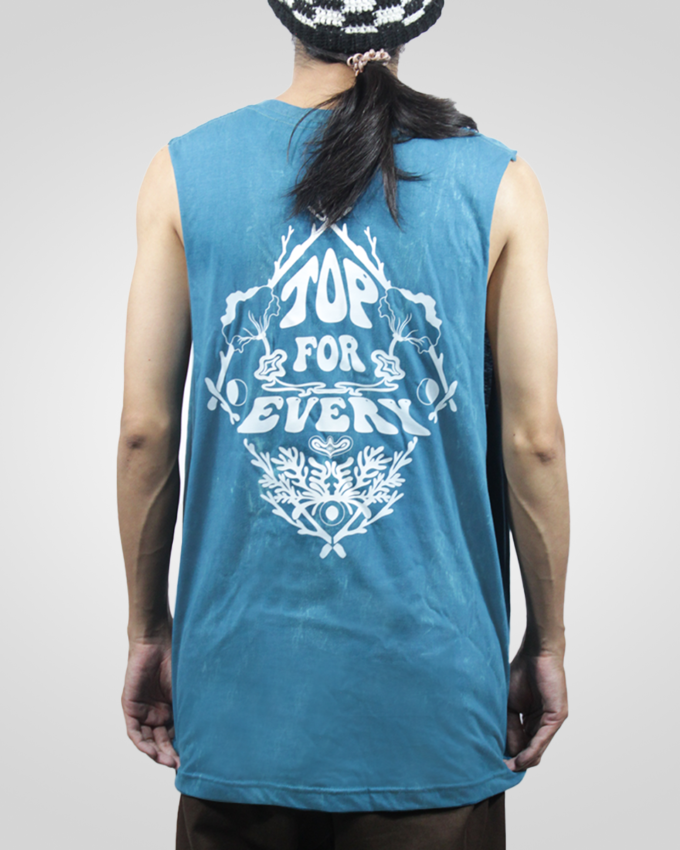 Tank Top Men's Bleached TOP FOR EVERY - Image 2