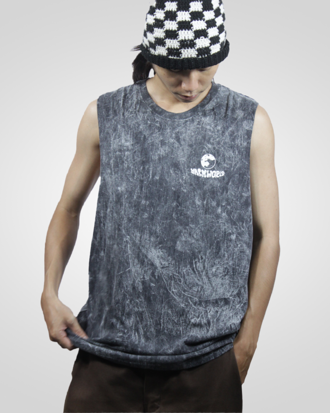 Tank Top Men's Bleached Warm World