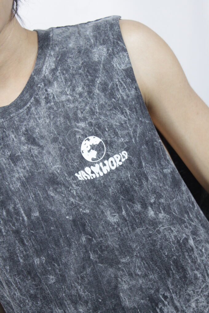 Tank Top Men's Bleached Warm World - Image 3