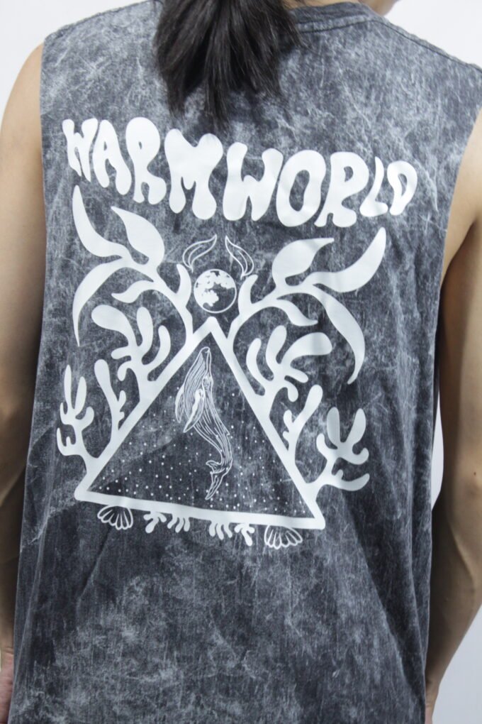 Tank Top Men's Bleached Warm World - Image 4