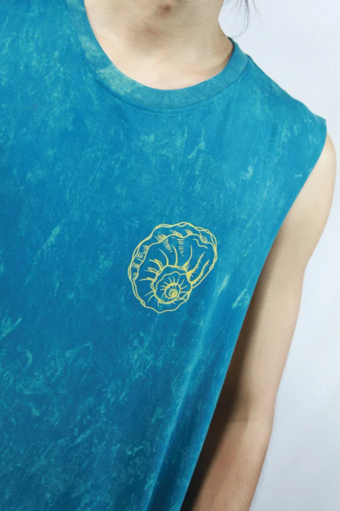 Tank Top Men's Bleached Nature Beach - Image 3