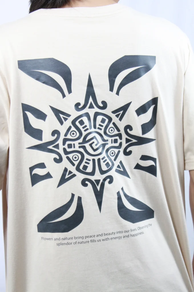 T shirt Mens Oversize Cotton Natural Energy - Image 4