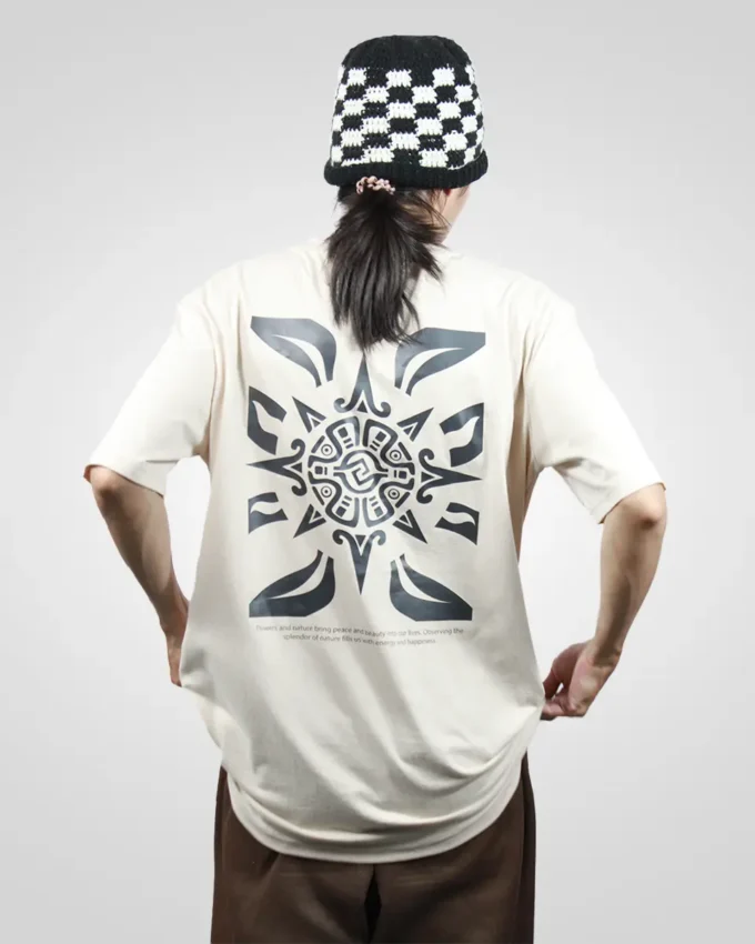 T shirt Mens Oversize Cotton Natural Energy - Image 2