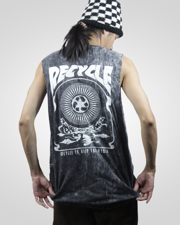 Tank Top Men's Bleached Recycle - Image 2