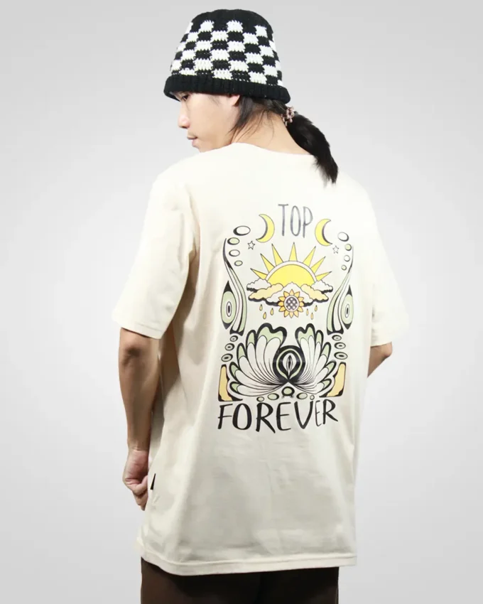 T shirt Mens Oversize Cotton The world is beautiful - Image 2