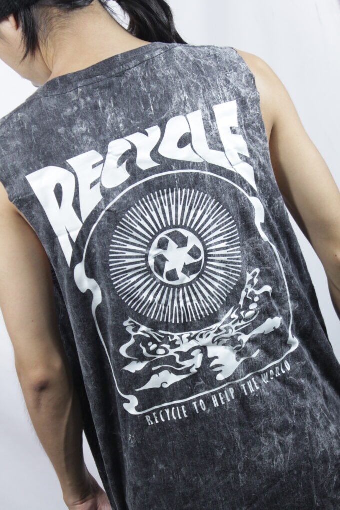 Tank Top Men's Bleached Recycle - Image 3
