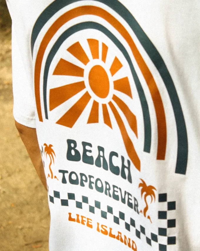 Beach Forever Oversize White Cotton - Image 4