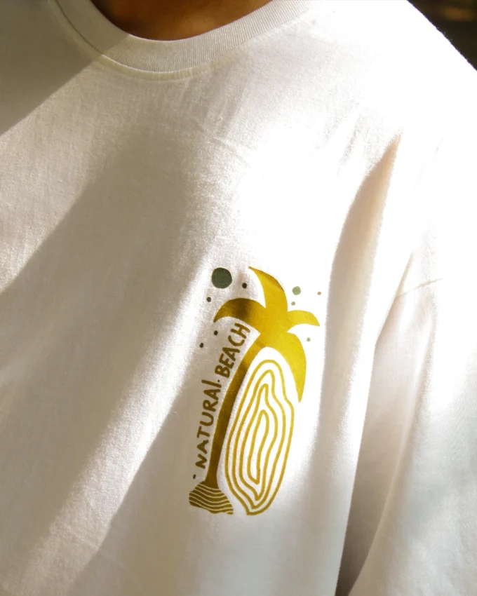 Natural Beach Oversize White Cotton - Image 2