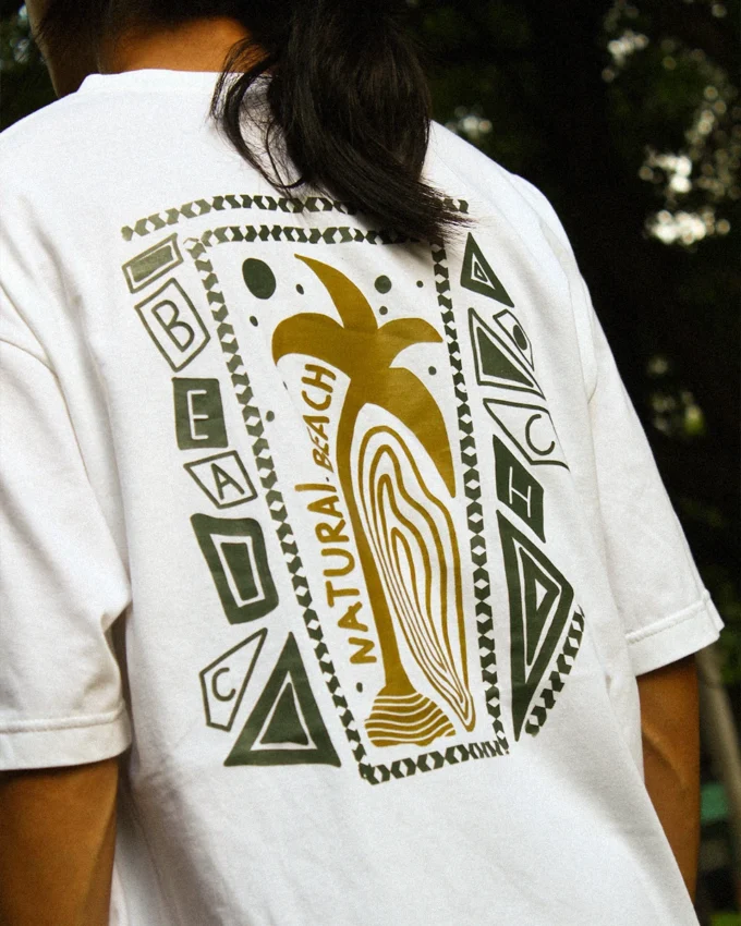 Natural Beach Oversize White Cotton - Image 3