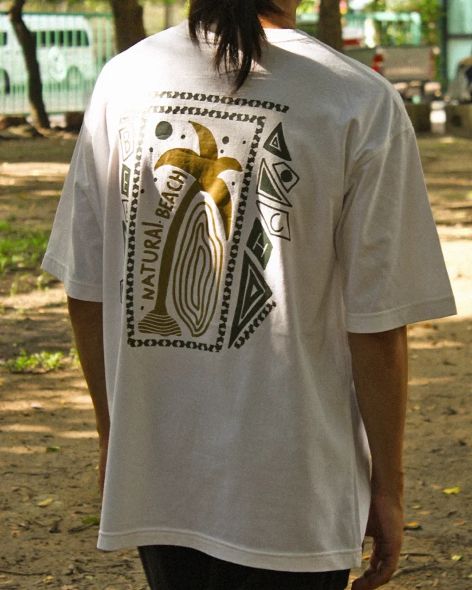Natural Beach Oversize White Cotton