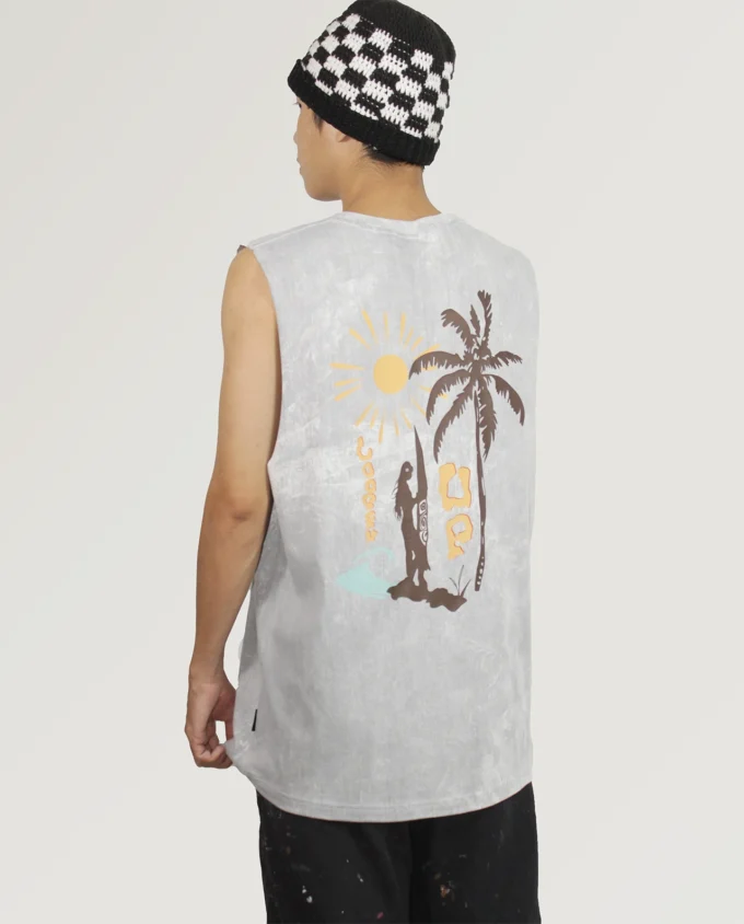 Coosen Up! Tank Top Grey Cotton - Image 2