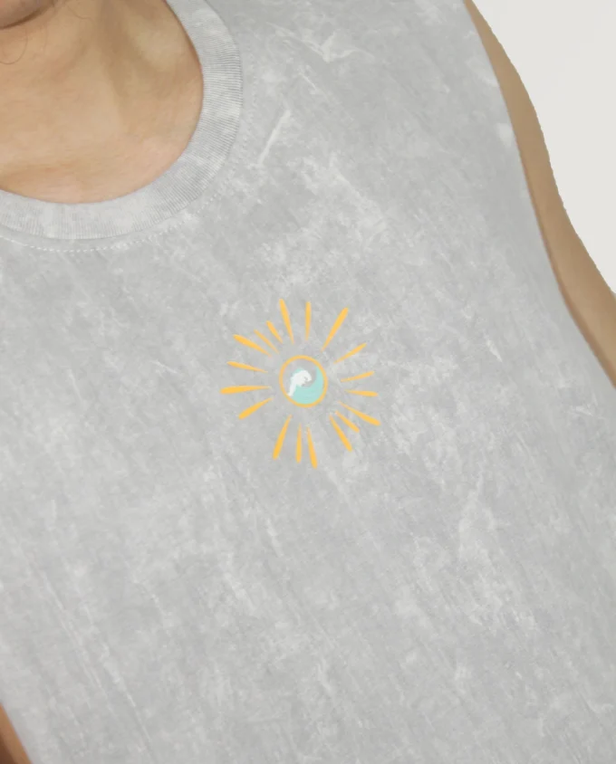 Coosen Up! Tank Top Grey Cotton - Image 3