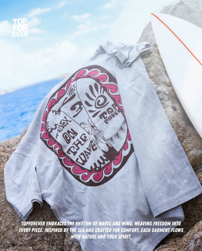 Free Tide T Shirt Grey Acid Wash