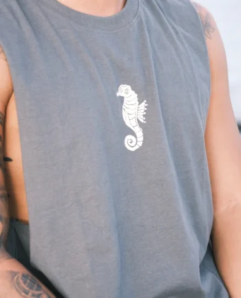Sea ​​Horse — Men's Sleeveless Tank Tops Cotton