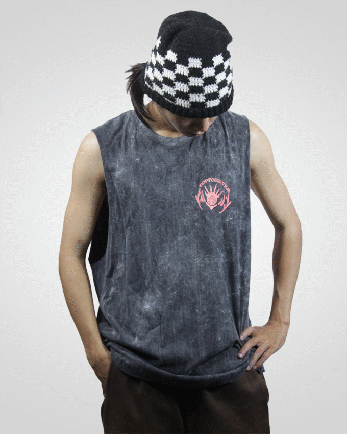 Real Island — Men's Sleeveless Tank Top Acid Wash