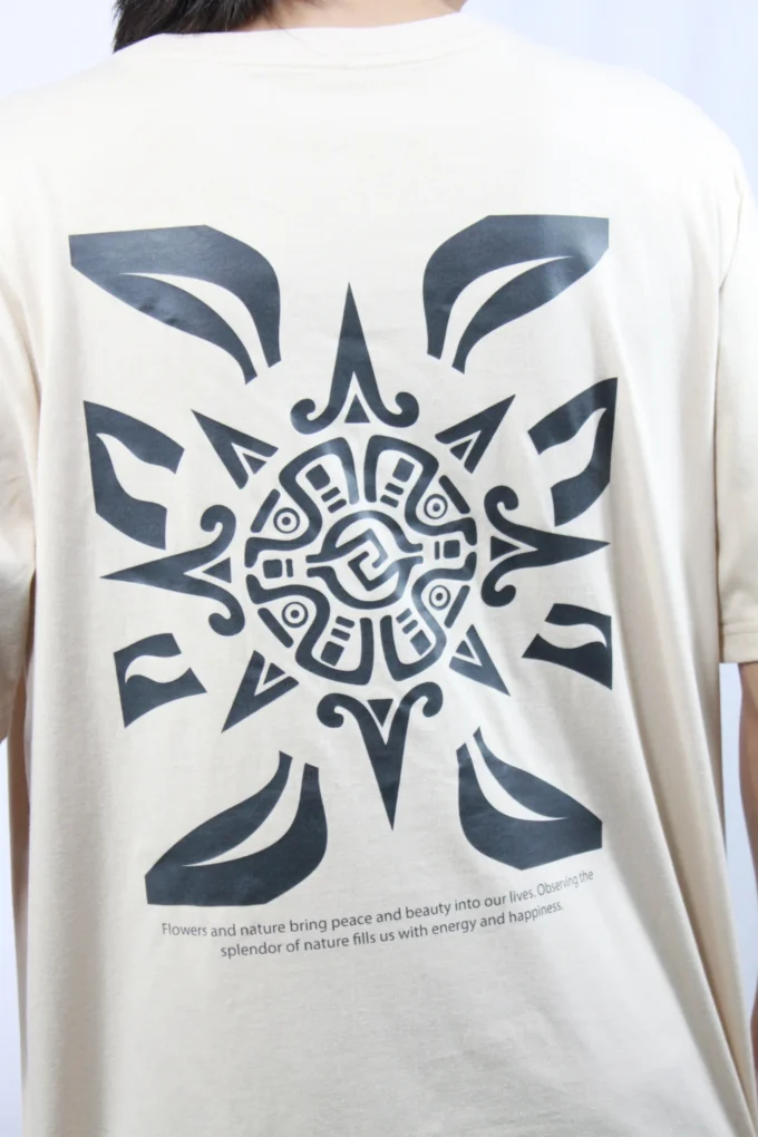 Natural Energy — Men's Oversized Long Sleeve T-Shirt Cotton - Image 4