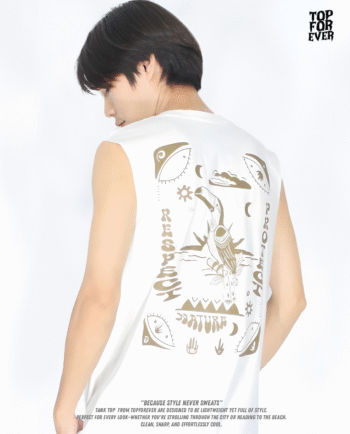 Respect — Men's Sleeveless Tank Top Cotton