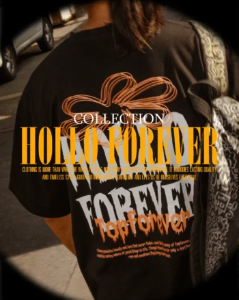 Hollo Forever Oversize Black Cotton