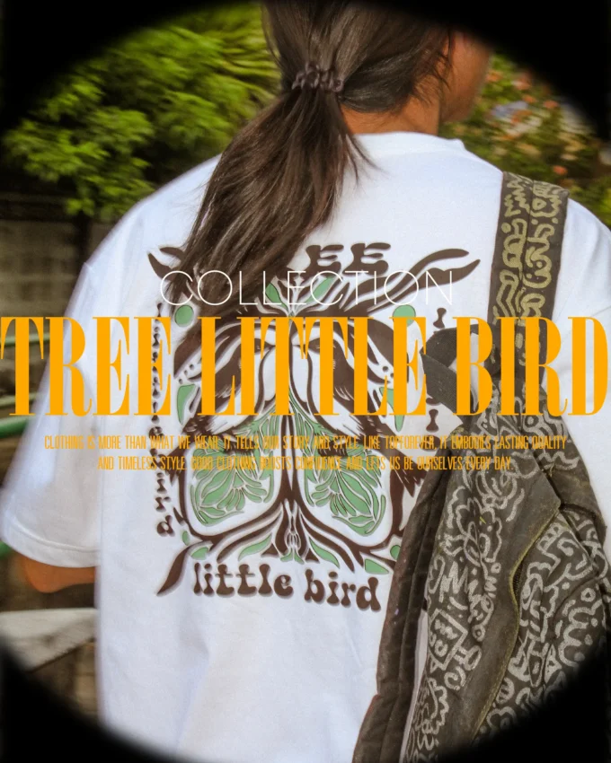 Little Bird — Men's Oversized Long Sleeve T-Shirt Cotton