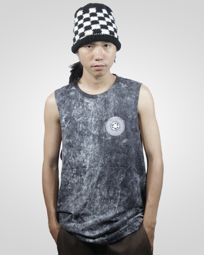 Recycle — Men's Sleeveless Tank Top Acid Wash
